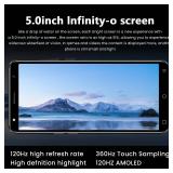 CostMvp Cheap 4G Mobile Phone, 5.0inch HD Screen, Dual SIM, 16GB ROMSD to 128GB, Android 10.0 OS, Dual Camera3500mAh Big BatteryWiFiGPSFace Unlock (Grey)