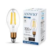ANWIO LED ED28 Filament High Brightness Bulb, 26W(300W Incandescent Equivalent) Nondimmable 4000K Neutral White Light with E26 Medium Base, 4000Lm Alternative for HIDHPSMetal Halide Bulb