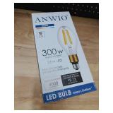 ANWIO LED ED28 Filament High Brightness Bulb, 26W(300W Incandescent Equivalent) Nondimmable 4000K Neutral White Light with E26 Medium Base, 4000Lm Alternative for HIDHPSMetal Halide Bulb