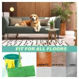 12-Pack Reusable Coral Fleece Mop Pads Washable Wet Mopping Cloths and Dry Sweeping Cloths for Swiffer Sweeper  Washable Wet and Dry Microfiber Pads for SurfaceHardwood Floor Cleaning, Tile and More