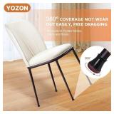 Chair Leg Floor Protectors for Hardwood Floors Felt Furniture Pads Silicone Caps Anti-Scratch Reduce Noise Round 16 Pack Black Round Small Fit 12\ to 34\in (14-19mm)in