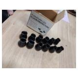 Chair Leg Floor Protectors for Hardwood Floors Felt Furniture Pads Silicone Caps Anti-Scratch Reduce Noise Round 16 Pack Black Round Small Fit 12\ to 34\in (14-19mm)in