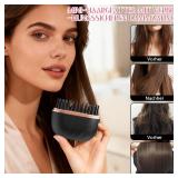 Mini Hair Straightener,Rechargeable Wireless Portable Hair Straightener Brush,3-Speed Temperature Control,Mini Hair Straightener for Women,Idea for Home Travel (Pink)