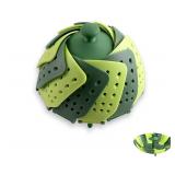 Cyrder Lotus steamer basket, Folding Steamer,BPA-Free,Green Kitchenware Accessory, Non-Scratch Silicone cookware