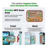 Joysfusion NFC Emulator, Store 3000 NFC Data, Support Ulimited Scan, 1.2\ Screen, Easy Button Controls, Rechargeable for Endless Play, Compatible with 50+ Games (Red)in