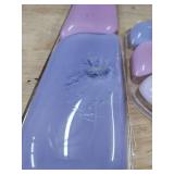 EPOMAKER CloudGel Wrist Rest for Keyboard and Mouse, 2 Pieces Silicone Wrist Support, Anti-Slip Rubber Bottom, Ergonomic Design, Suitable for OfficeComputerLaptopGaming (Purple)