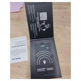 Thin Wallet Tracker, [Apple MFi Certified] Wallet Tracker Card 0.07in Slim Rechargeable Tracking Card Bluetooth Wallets Finder IP68 Waterproof for Purse, Keys, Bags, Passport (iOS Only)