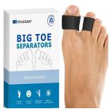 FULEEAN Overlapping Toes, Bunion Pain Relief, Big Toe SpacerCorrector,Toe Alignment, Soft SiliconeGel, 2 Loop,Day Night Wear,3 Sizes,Comfortable, Washable.