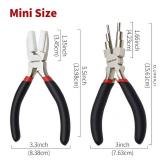 WISEUP Jewelry Pliers Set - 6 in 1 Bail Making Plier, Making Nylon Plier for Jewelry DIY Craft?Repair and Wire Wrapping?jewelry making tools