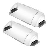 2 Pack Air and Heat Deflector for Vents, Sidewalls and Ceiling Registers, Adjustable from 8.5\ to 15\inin