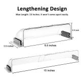 2 Pack Air and Heat Deflector for Vents, Sidewalls and Ceiling Registers, Adjustable from 8.5\ to 15\inin