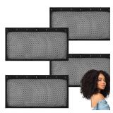 Lock Curly Hair Stretcher and Length Maintainer - Prevent Shrinkage with No-Heat Styling Net for An Elongated Look (13IN*4PCS)