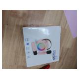 Mini Karaoke Machine, Portable Bluetooth Speaker with 2 Wireless Microphones for Kids and Adults, Karaoke Microphone with LED Lights, Gifts for Girls and Boys