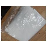 Barossa Design Fabric Snap-in Shower Curtain Liner Replacement, Removable and Washable, Hotel Style, 70x54, White