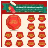 Santa Swap Gift Exchange Dice, Exchange Gifts Christmas Games for Family Party, Christmas Stocking Stuffers White Elephant Gift Swap Dice Game for Teens, Kids, Adults, Families and Holiday