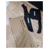 WORKPRO Hunting Knife and Hatchet Axe Combo Set - Full Tang Fixed Blade Tactical Knife and Camping Axe - Survival Knife and Camping Hatchet with Sheathes - Tactical Knife and Survival Axe for Men