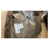 OPCAKM Womenfts Winter Wool Blend Pea Coat Double Breasted Notch Lapel Long Trench Coat(Khaki-M)