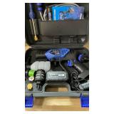 Ontel Turbo Jet HydroX5 Pro Portable Cordless Pressure Washer (21V 3000mAh Battery), 6-in-1 Nozzle, Dual Water Source, 16ft Detachable Hose