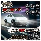 Vefercen RC Car Toys?All Terrain 2.4GHz RC Truck for Boys Aged 3-8, 8-12, Electric Vehicle Truck Toys for Kids, Birthday Gifts for Kids, Boys and Girls (Silver)