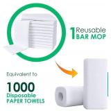 Avalon Towels Bar Towels (Pack of 60) Size 14x17 Inches  100percent Cotton, Absorbent and Reusable Cleaning Rags, Multipurpose Cleaning Towels, Terry Cloth Rags, Durable Shop Rags (White)