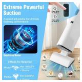 Cordless Vacuum Cleaner Handheld - 20000Pa Powerful Suction, 2-Speed Hand Vacuum Cordless Rechargeable for Car, Pet Hair, Stairs, Carpet, Couch - Portable Vac with HEPA Filter and 4 Attachments