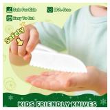 28PCS Toddler Knife Set - Kids Knifes for Real Cooking, Montessori Kids Kitchen Knife Set with Cutting Board Crinkle Cutters Kid Safe Knives, Toddlers Kitchen Tools for Age 2-10 Year Old Girl Boy