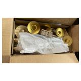 Kurt Adler Wood Alpine House Carousel with Candles, 12-Inch