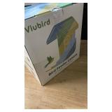 Bird Feeder with Camera Solar Powered - Smart Bird Feeder Camera 2K HD Live Stream, 5MP Photos, AI Identification for Backyard, 2.4Lb Large Capacity, Gifts for Mom Dad, Green White