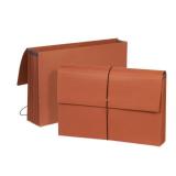 Blue Summit Accordion File Wallet with Flap and Cord Closure, Legal Size, 5.25 Expansion  10 Pack