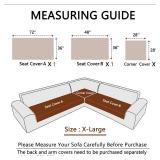 Arfntevss Corner Sectional Couch Covers Plush Chenille L Shape Sofa Cover Thick Soft Sofa Slipcovers 3 Pieces Anti Slip U Shaped Sectional Cover Fluffy Fuzzy Furniture Protector (X-Large, Dark Grey)