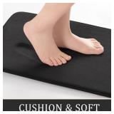 YIHOUSE Bathroom Rug Sets 2 Piece, Memory Foam Bath Mat, Non Slip Super Absorbent Soft Bathroom Mats, Machine Washable Bathroom Floor Mats Sets for Sink,Tub, Shower and Toilet,Black