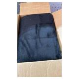 YIHOUSE Bathroom Rug Sets 2 Piece, Memory Foam Bath Mat, Non Slip Super Absorbent Soft Bathroom Mats, Machine Washable Bathroom Floor Mats Sets for Sink,Tub, Shower and Toilet,Black