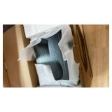 Tesonway Cigar Humidor, Cedar Wood Humidor Cigar Box, Glass Top Desktop Humidor with Front Hygrometer, Humidifier, Divider, Accessories Drawer and Combination Lock, Cigar Gifts for Men (Black)