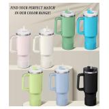 KTKUDY 2-Pack Silicone Boot for Stanley Tumbler 40 30 20 oz and Intended for Hydro Flask 12-24 oz - Cup Boot fit Select Yeti, Simple Modern, Owala Water Bottle - Bottom Cover Accessories Fit Stanley C