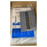 AmazerBath Stall Shower Curtain 54x78, Clear Plastic, Thick PEVA, Heavy Duty with 2 Weighted Stones and 9 Grommets