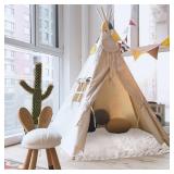 TTLOJ Rectangle Rug for Play Tent, Decorative Area Rug, Fluffy Soft Mat Pad for Kids Room Playhouse Nursery Room, Children Room Decor Dormitory Velvet 50.5\ Lx38.5 W Whitein