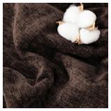 CaliTime Decorative Couch Throw Pillow Covers 18 X 18 Inches Pack of 2 Cozy Chenille Piping Edge Cushion Cases for Sofa Bed Living Room Home Coffee