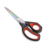 LIVINGO Premium Tailor Scissors Heavy Duty Multi-Purpose Titanium Coating Forged Stainless Steel Sewing Fabric Leather Dressmaking Comfort Grip Shears Professional Crafting (9.5 INCH)