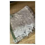 Christmas Hanging Snowflakes Decorations, 12Pcs 3D Paper Snowflake Christmas Decorations, 10ftft Large Snowflakes Ornaments Snow Flakes Garland Hanging for Winter Wonderland Xmas Holiday Party Decor