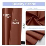 Simplebrand Ava green Short Blackout Curtains for Bedroom 45 Inches Long 2 Panels Set, Solid Thermal Insulated, Energy Saving Window Treatment Curtains Blackout Drapes, W40 x L45 Inch, green