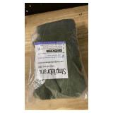 Simplebrand Ava green Short Blackout Curtains for Bedroom 45 Inches Long 2 Panels Set, Solid Thermal Insulated, Energy Saving Window Treatment Curtains Blackout Drapes, W40 x L45 Inch, green