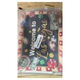 20 Packs Casino Theme Party Decorations Las Vegas Themed Party Directional Signs Casino Sign Playing Cards Cutouts Backdrop Photo Booth Props for Game Night Movie Night Birthday Decors Supplies