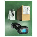 ONEWSCAN Barcode Scanner Wireless, 1D Laser Bar Code Scanners with Stand 2.4G Wireless and USB Wired Connection Plug and Play 2 in 1 Handheld Barcode Reader with Screen