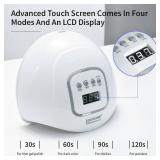 JODSONE U V LED Nail Lamp, Nail Dryer for Gel Polish, Led Light with Automatic Sensor and 4 Timers
