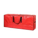 Sattiyrch Christmas Tree Storage Bag - Fits Up to 7.5 ft Holiday Xmas Disassembled Trees with Durable Reinforced Handles and Dual Zipper - Waterproof Material Protects from Dust,Moisture(Red)