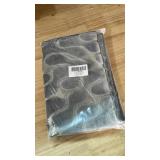 Yangest Silver Grey Square Throw Pillow Cover Wavy Velvet Cushion Cover Modern Zippered Pillowcase for Sofa Couch Bedroom Living Room Chair, 20 x 20 Inch