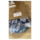 Suncalla 2 Pcs Chinoiserie Ribbon Bow for Wreath Large Blue and White Wreath Sash for Front Door Xmas Tree Topper Bow Ribbons Bundle Assorted Sash for Party Indoor Outdoor Decoration