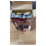 CIRCLE JOY Gravity Electric Salt and Pepper Grinder Set Automatic Salt and Pepper Grinder Set with LED Light, Battery Operated, Adjustable Coarseness, Large Capacity, for Home Kitchen BBQ