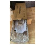 HapiRm Hanging Shower Caddy Organizer - No Drilling Shower Organizer with Hooks, Rustproof and Waterproof 304 Stainless Steel Bathroom Shelves - Brushed Nickel (1 Basket)