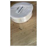 1-12 Inch 100 Yards Ivory Satin Ribbon, Solid Fabric Ribbon Roll for Flower Bouquet, Gift Wrapping, Roses Making, Handmade Crafts